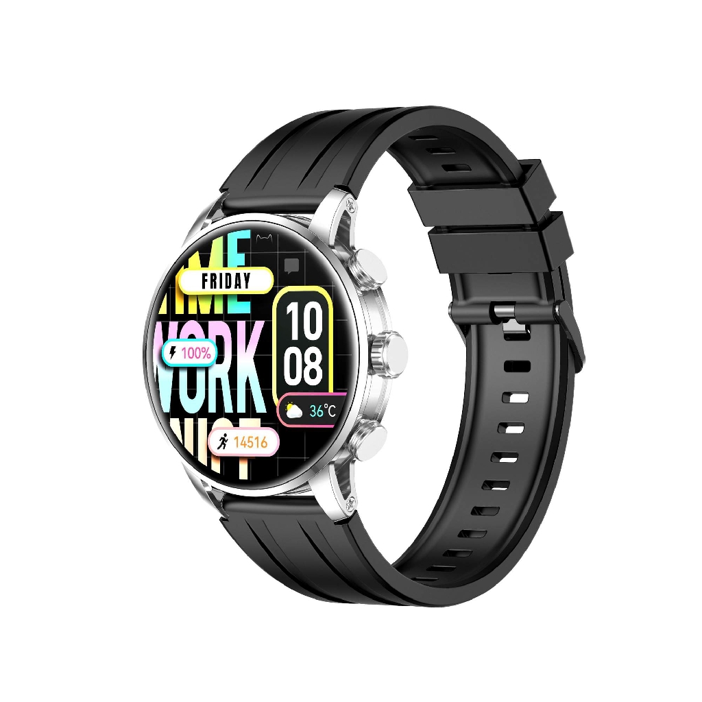 Умные часы Kieslect Smart Calling Watch Kr2 Pro (Серебро) Аксессуары Xiaomi - Умные часы Kieslect Smart Calling Watch Kr2 Pro (Серебро)