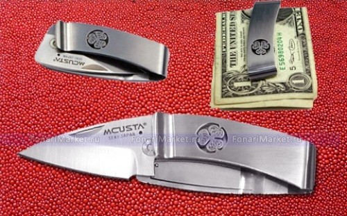 Специальные ножи - Нож-зажим для купюр складной Mcusta