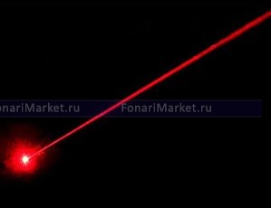 Лазерные указки - Красная лазерная указка 200 мВт с 5-ю насадками