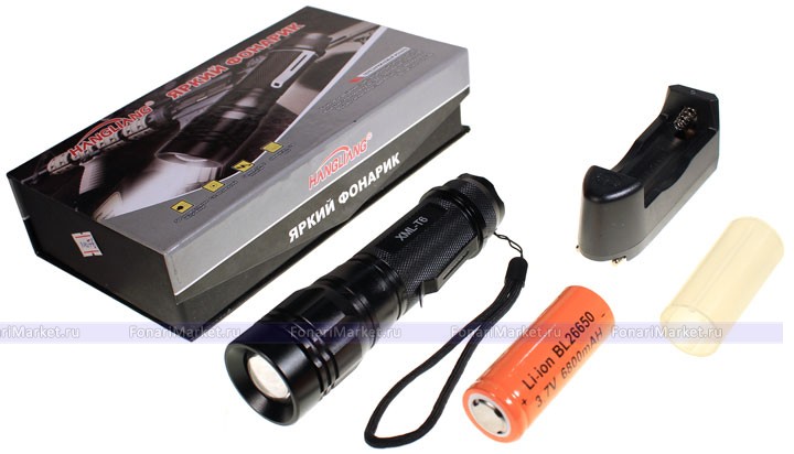 Ручные фонари - Аккумуляторный фонарь Hangliang XML-T6 Police