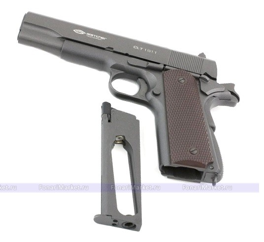 Пневматика - Пневматический пистолет Gletcher CLT 1911 Colt