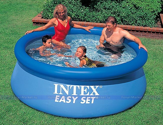 Водные игры - Бассейн Интекс (Intex) Easy Set 244х76 надувной