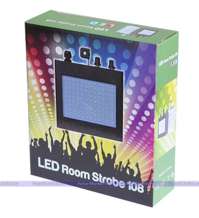 Светодиодные установки - Цветомузыкальная установка Led Room Strobe 108