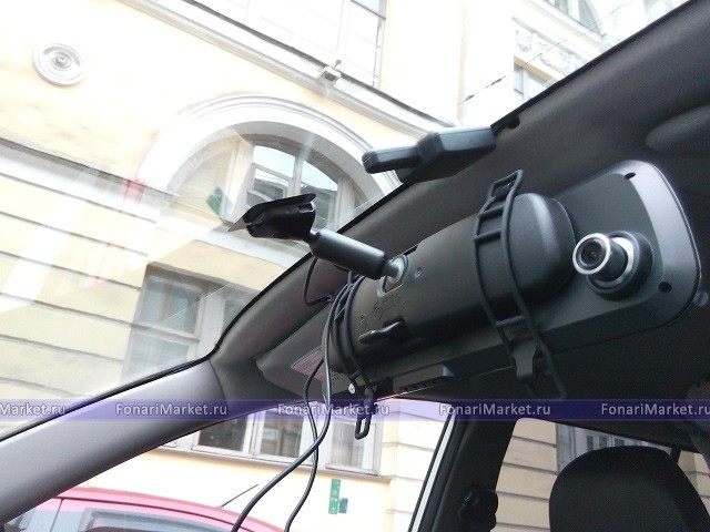 Зеркало видеорегистратор - Видеорегистратор в зеркале заднего вида D21 (2 камеры)