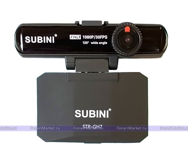 Радар-детекторы - Видеорегистратор + радар-детектор + GPS Subini STR GH7