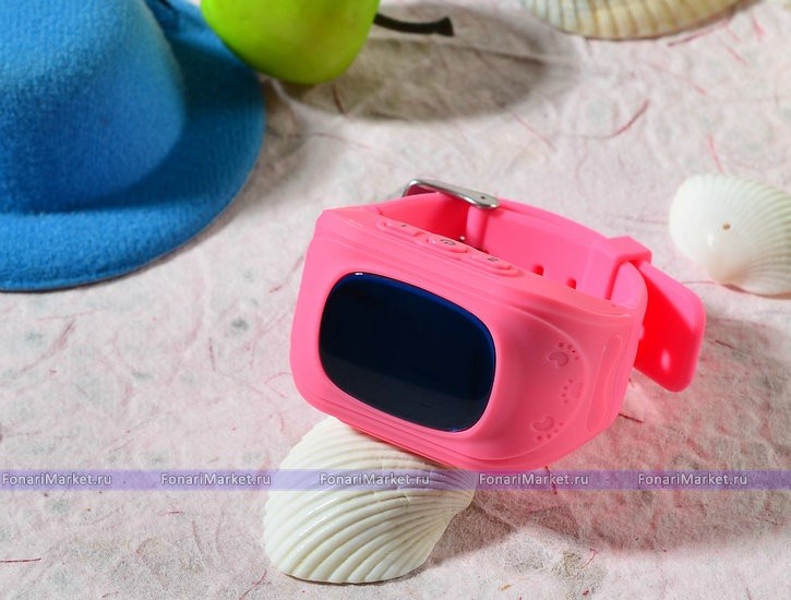 Детские часы-телефон - Детские часы-телефон Smart Baby Watch Q50 розовые