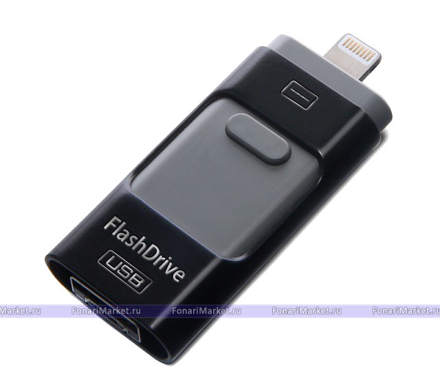 Флешки i-FlashDrive - USB i-FlashDrive OTG для iPhone и iPad 32GB чёрный