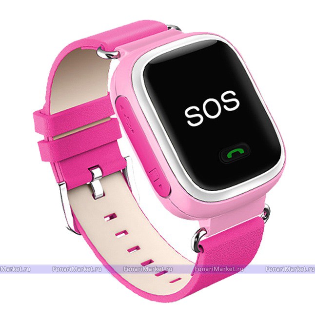 Детские часы-телефон - Детские часы-телефон Smart Baby Watch Q60 розовые