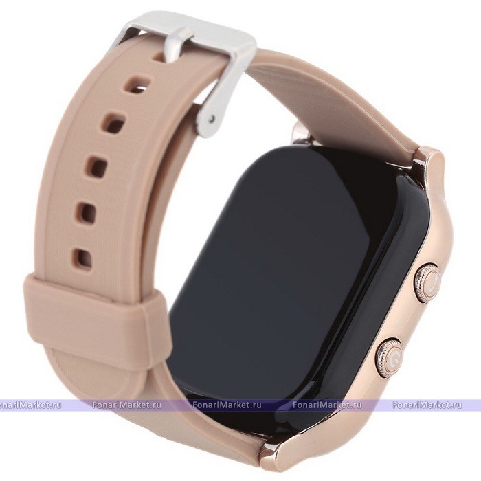 Детские часы-телефон - Умные часы-телефон Smart Watch T58 золотистые