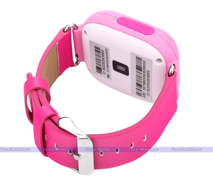 Детские часы-телефон - Детские часы-телефон Smart Baby Watch Q90 розовые