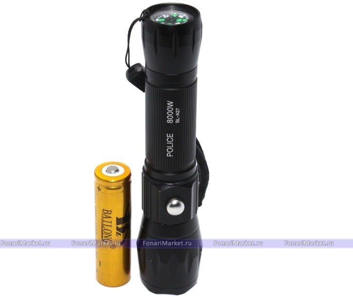 Ручные фонари - Аккумуляторный фонарь Bailong BL-A27-T6 (BL-A37-T6)