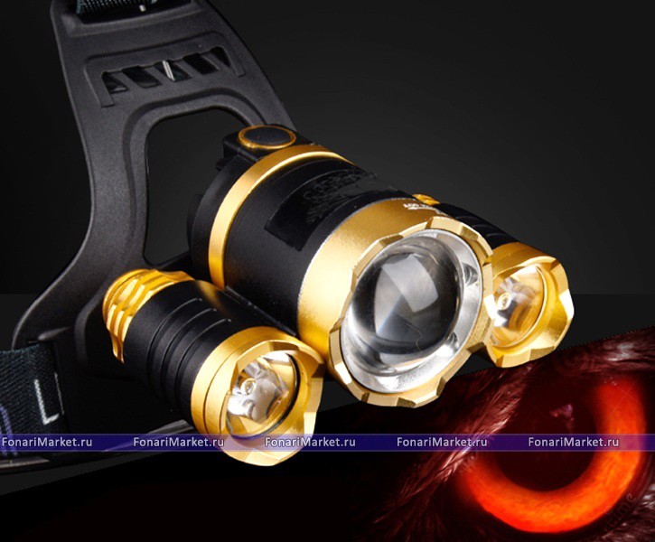 Налобные фонари - Налобный фонарь UltraFire HL-006 Cree XML-T6 Gold