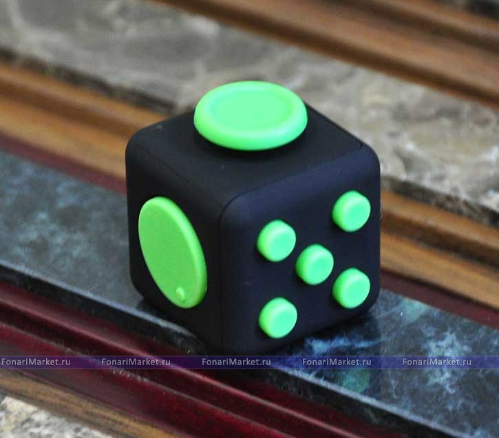 Спиннеры - Кубик-антистресс Fidget CUBE Чёрно-Зелёный