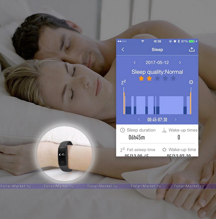 Товары для одностраничников - Фитнес-браслет Bluetooth Heart Rate Monitoring