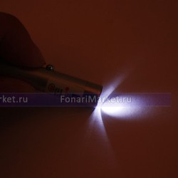 Лазерные указки - Красная лазерная указка 5 мВт + фонарик-брелок