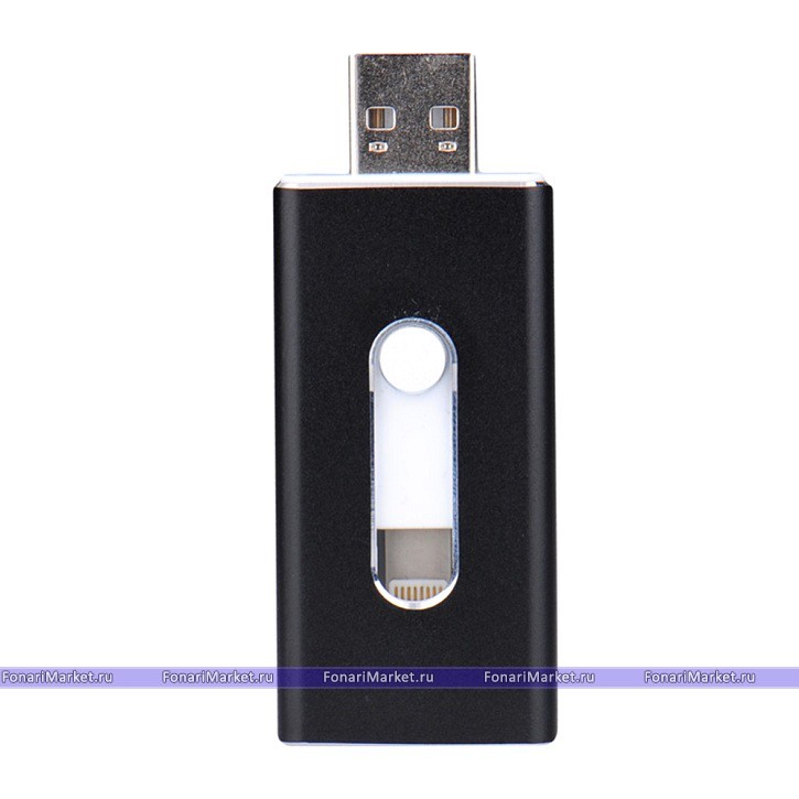 Флешки i-FlashDrive - USB i-FlashDrive HD для iPhone и iPad 128GB чёрный