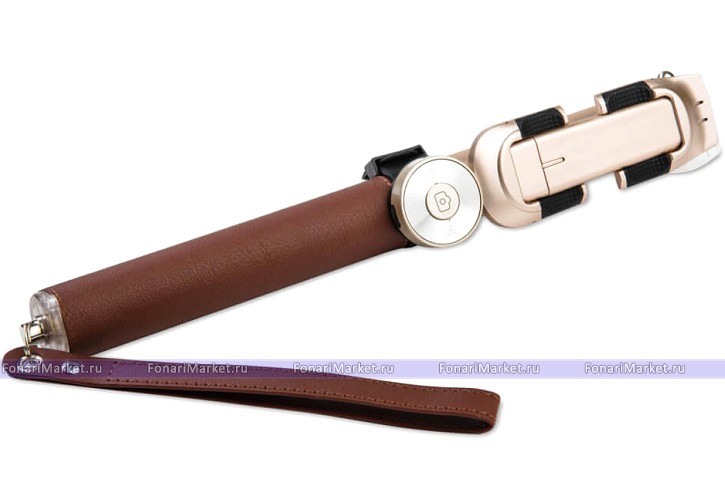 Селфи-палки - Палка для селфи Беспроводной монопод Leather Selfie Stick