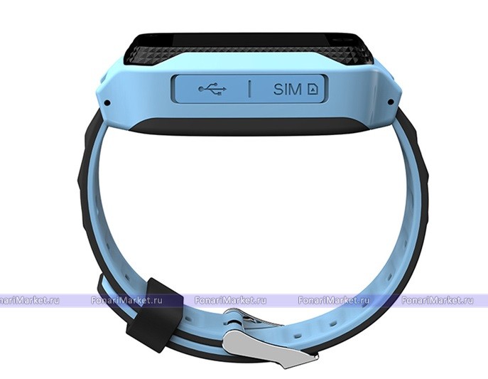 Детские часы-телефон - Детские часы-телефон Smart Baby Watch T7 синие