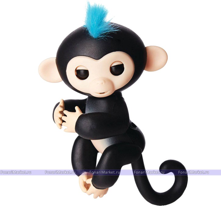 Детские товары - WowWee Fingerlings Monkey Интерактивная обезьянка - Чёрная