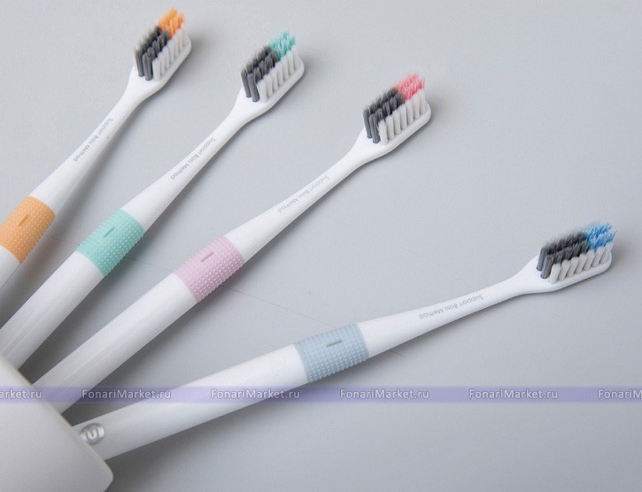 Зубные щетки Xiaomi - Набор зубных щеток Xiaomi Doctor B Bass Method (4 шт.)