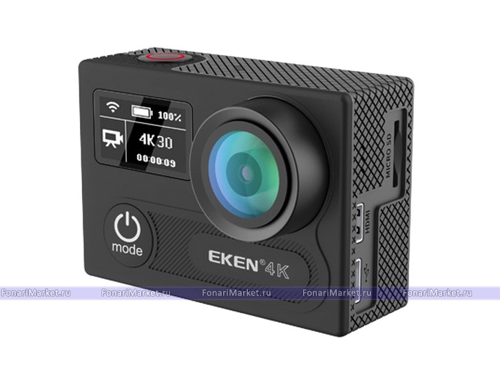Экшн камеры - Экшн камера EKEN H8R Ultra HD 4K WiFi + пульт