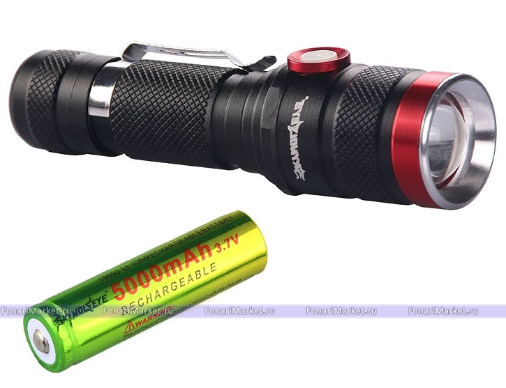 Ручные фонари - Аккумуляторный фонарь UltraFire HL-736-T6 USB