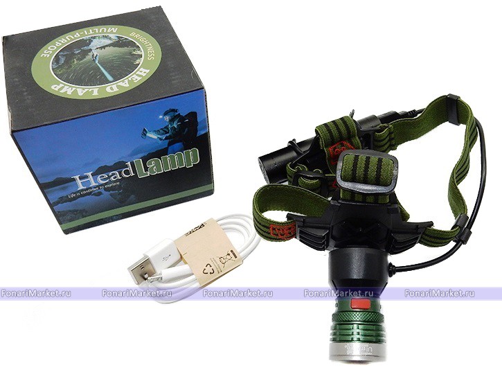 Товары для одностраничников - Налобный фонарь UltraFire HL-K18 с зарядкой от USB