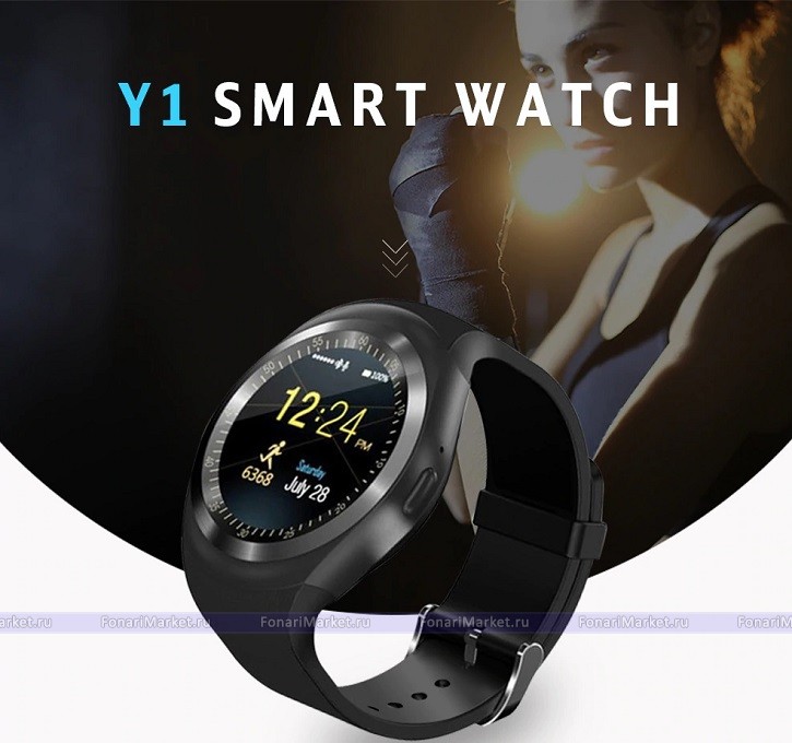 Умные часы - Умные часы Smart Watch Y1 синие