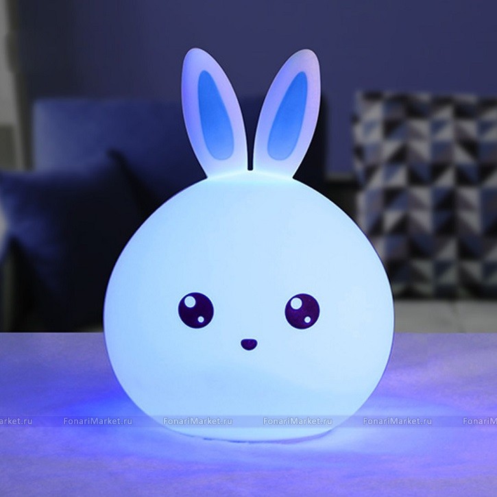 Детские товары - Светильник Заяц силиконовый Bud Bunny Silicon Lamp