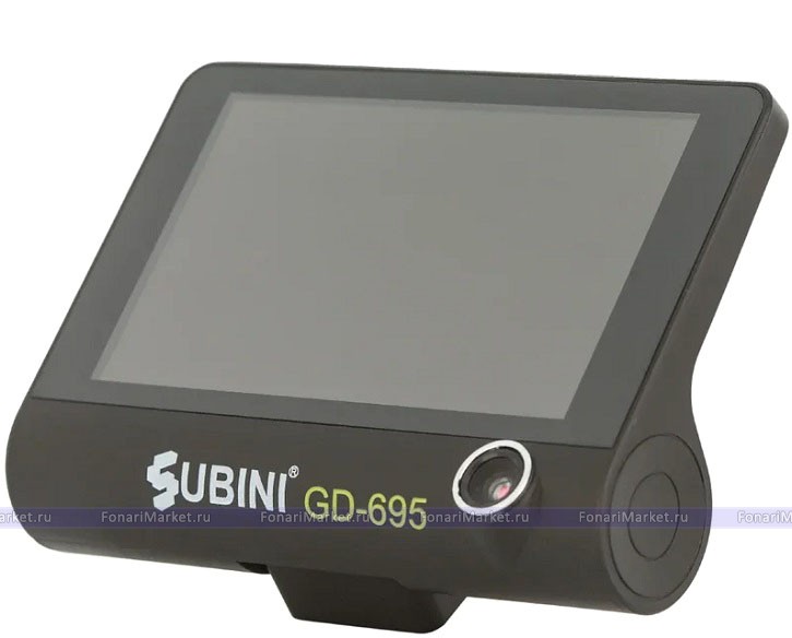 Видеорегистраторы - Видеорегистратор с 3-мя камерами Subini GD-695RU