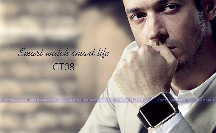 Умные часы - Умные часы Smart Watch GT08 золотые