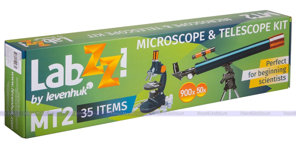 Телескопы Levenhuk - Набор Levenhuk LabZZ MT2: микроскоп и телескоп