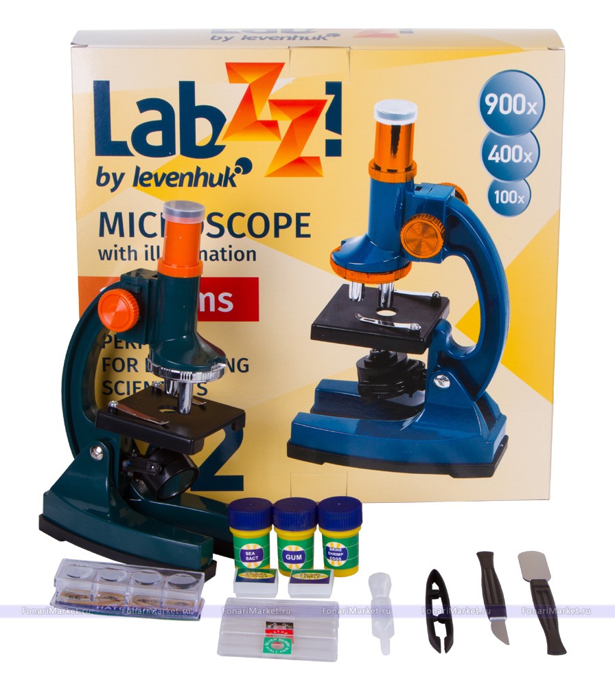 Микроскопы Levenhuk - Микроскоп Levenhuk LabZZ M2