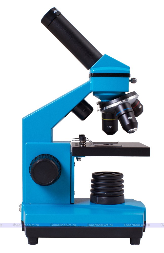 Микроскопы Levenhuk - Микроскоп Levenhuk Rainbow 2L PLUS Azure/Лазурь
