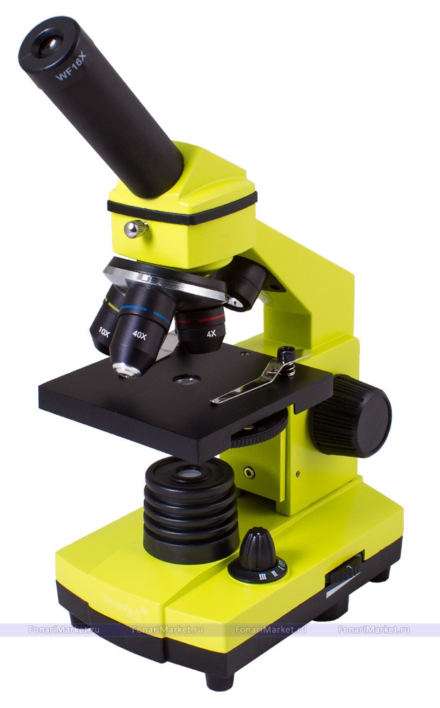 Микроскопы Levenhuk - Микроскоп Levenhuk Rainbow 2L PLUS Lime/Лайм