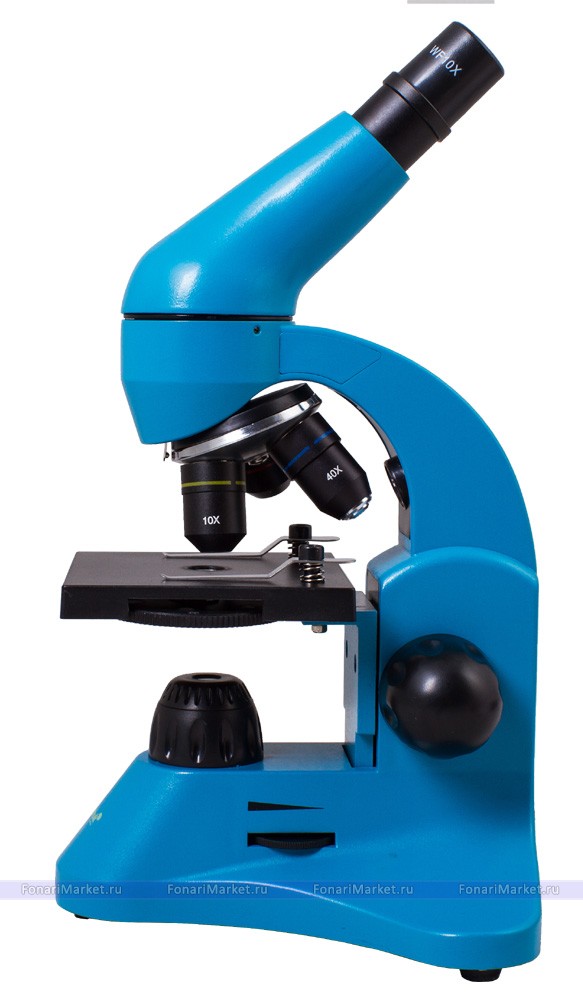 Микроскопы Levenhuk - Микроскоп Levenhuk Rainbow 50L Azure/Лазурь