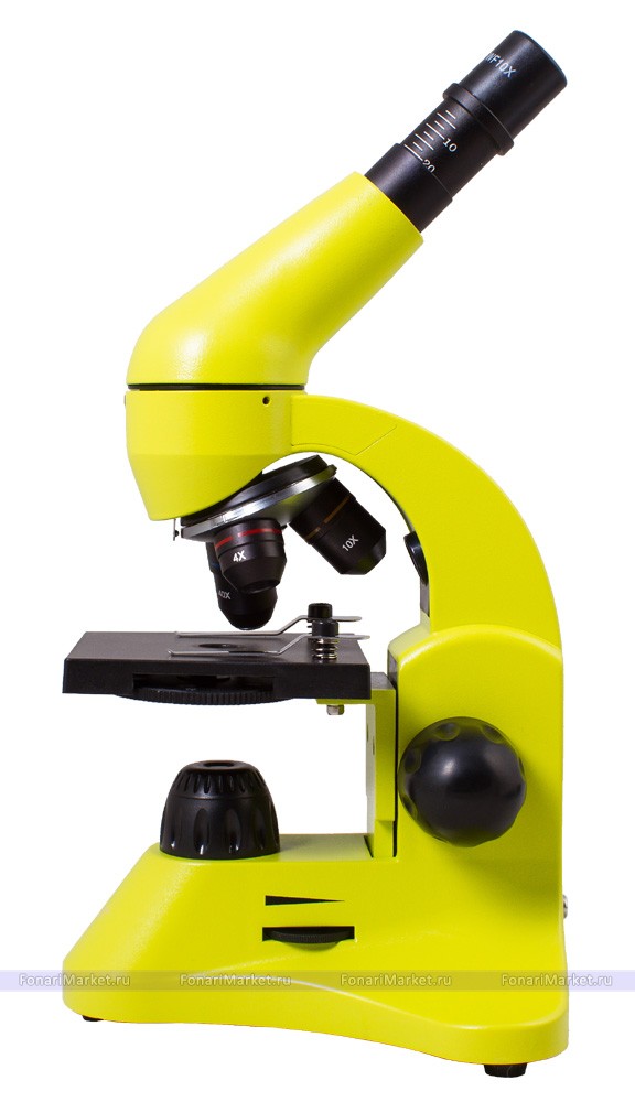 Микроскопы Levenhuk - Микроскоп Levenhuk Rainbow 50L Lime/Лайм