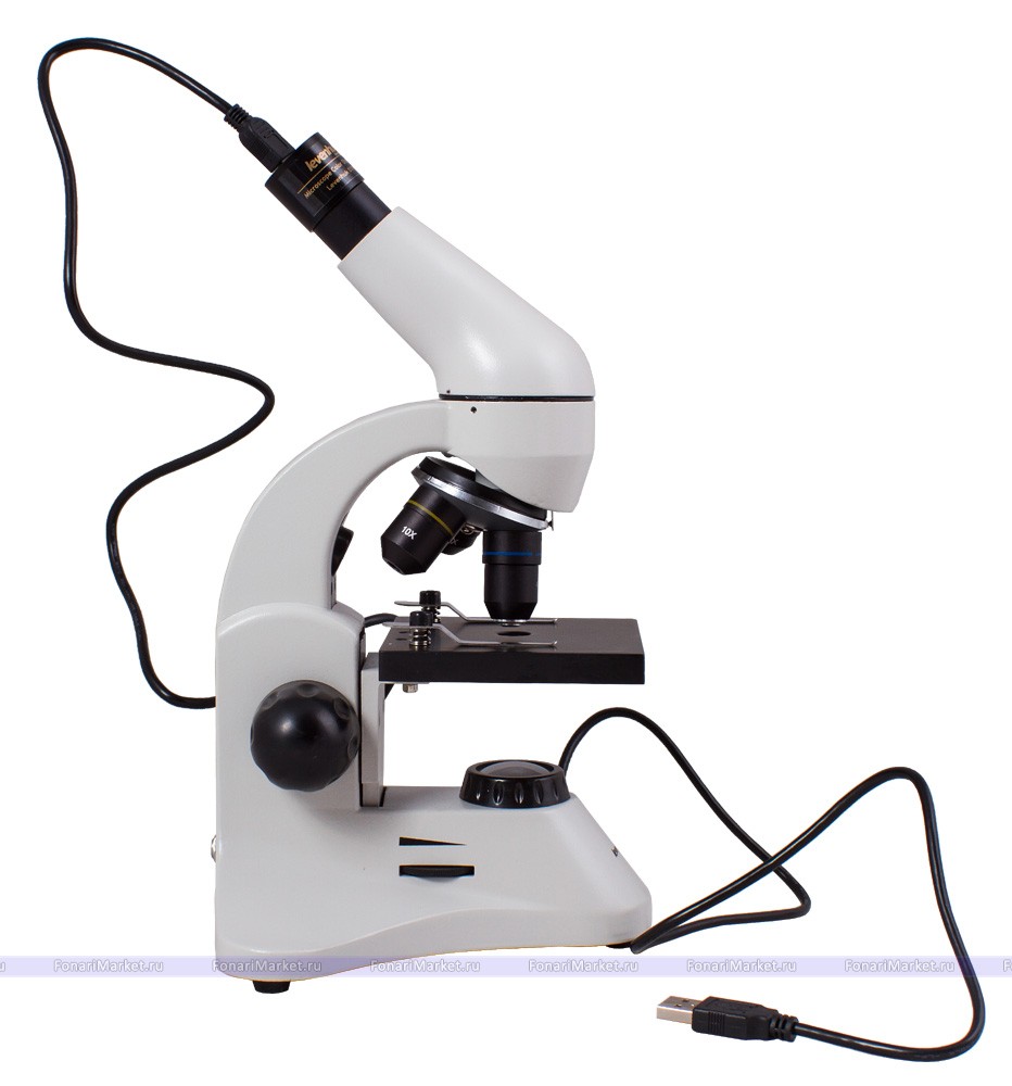 Микроскопы Levenhuk - Микроскоп Levenhuk Rainbow D50L PLUS, Moonstone/Лунный