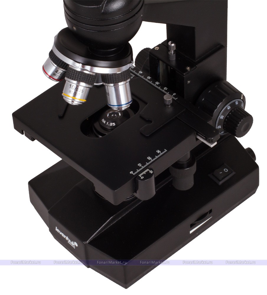 Микроскопы Levenhuk - Микроскоп цифровой Levenhuk D320L, 3,1 Мпикс, монокулярный
