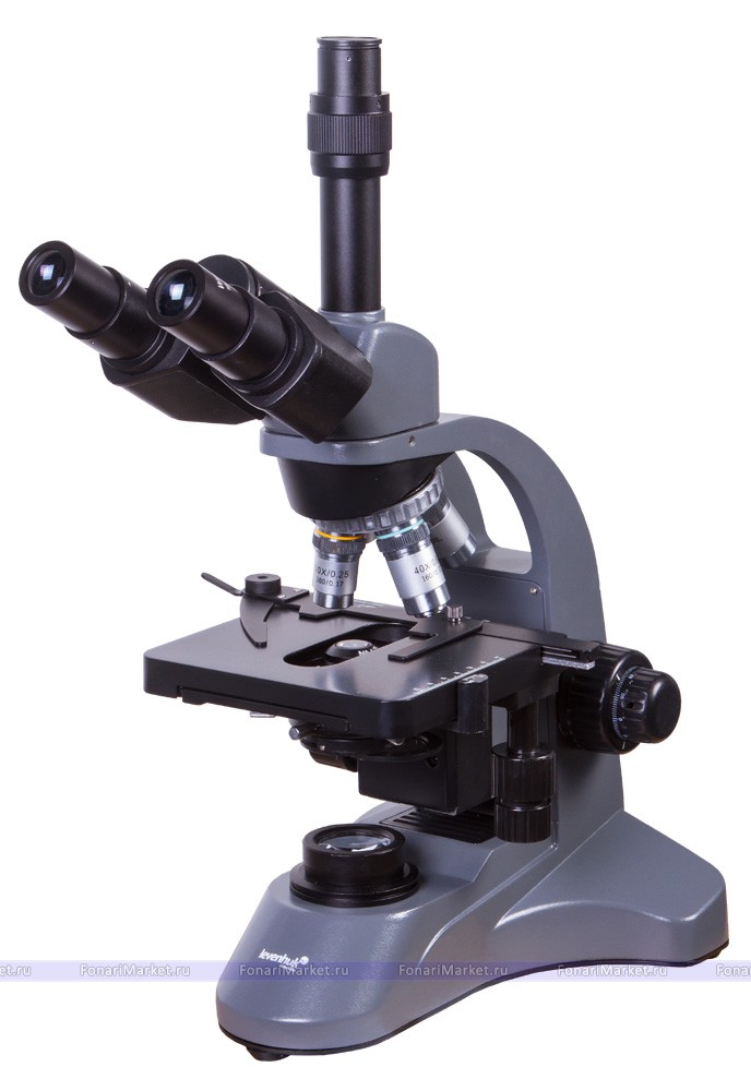 Микроскопы Levenhuk - Микроскоп цифровой Levenhuk D740T, 5,1 Мпикс, тринокулярный