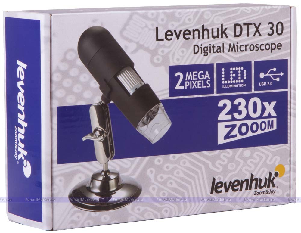 Микроскопы Levenhuk - Микроскоп цифровой Levenhuk DTX 30