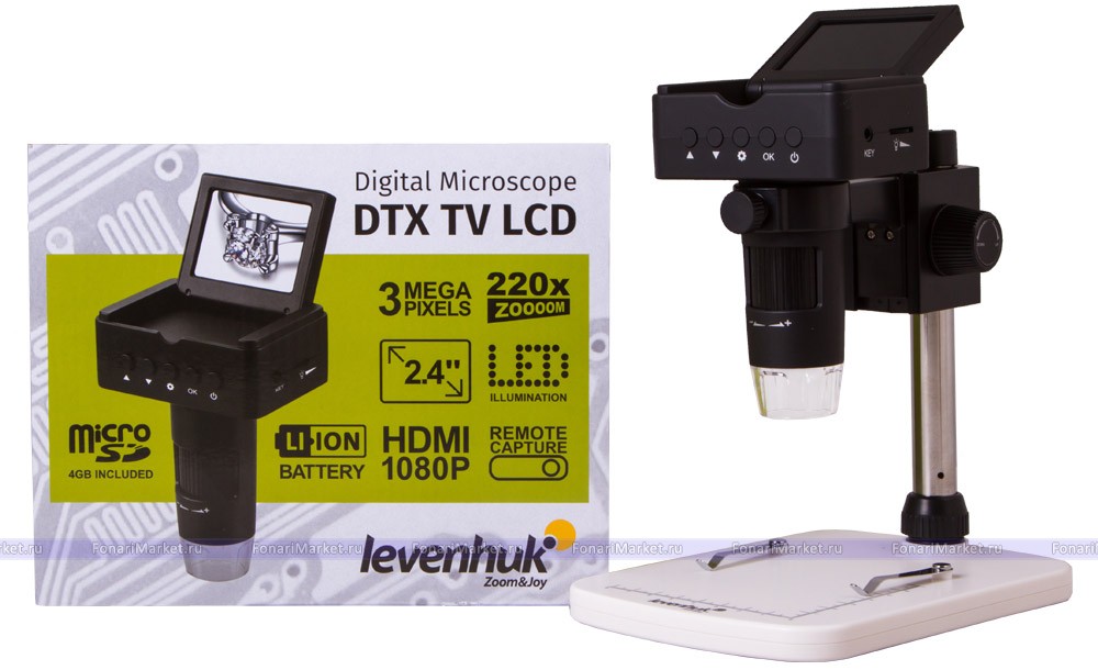 Микроскопы Levenhuk - Микроскоп цифровой Levenhuk DTX TV LCD