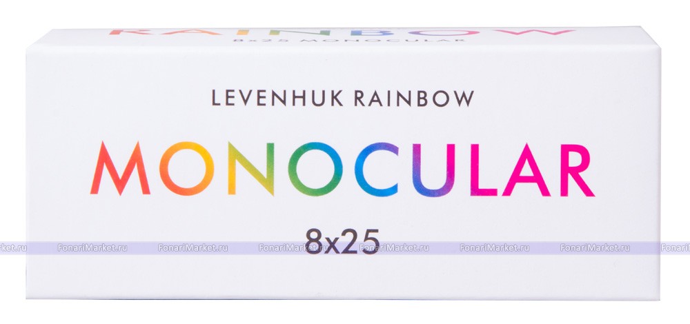 Монокуляры Levenhuk - Монокуляр Levenhuk Rainbow 8x25 Lime