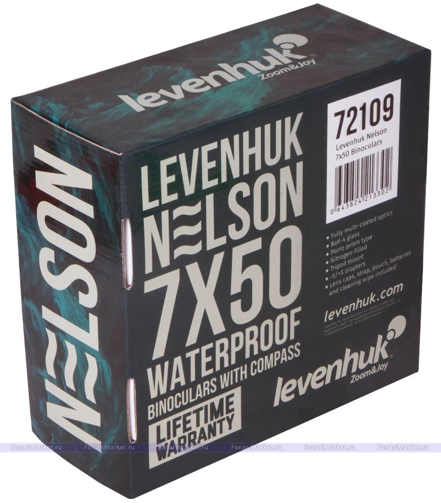 Бинокли Levenhuk - Бинокль Levenhuk Nelson 7x50
