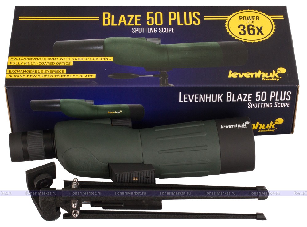 Товары для одностраничников - Зрительная труба Levenhuk Blaze 50 PLUS