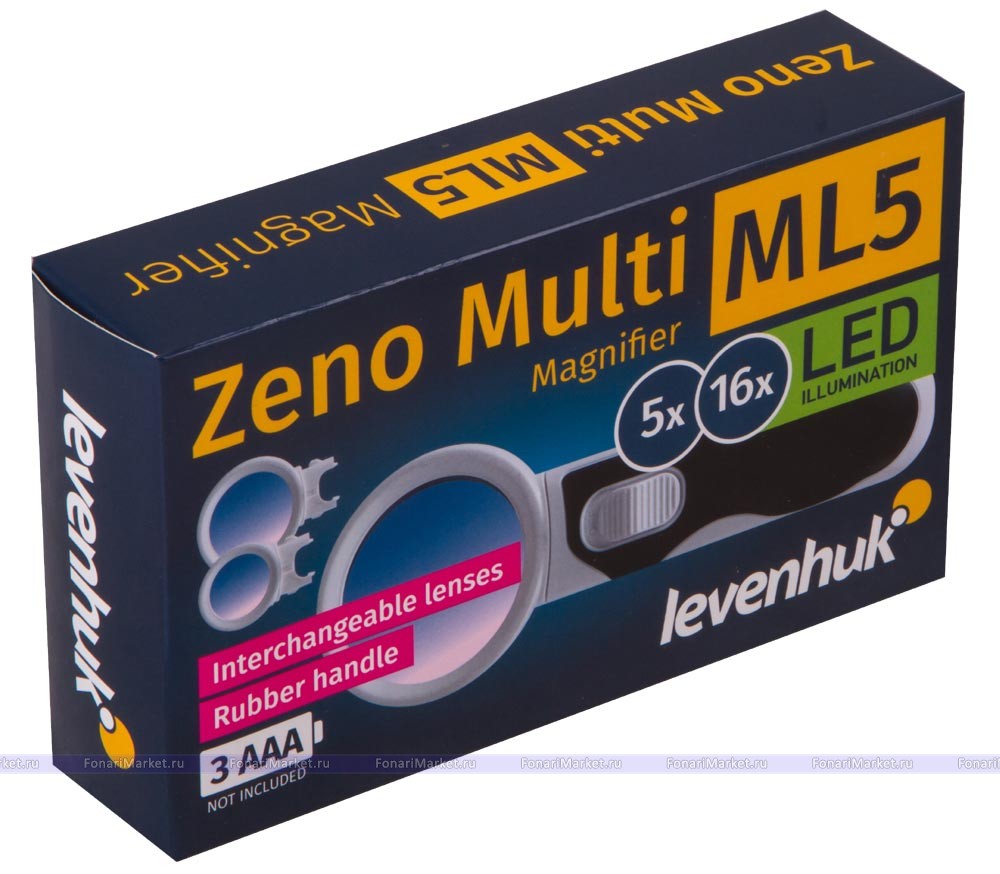 Лупы Levenhuk - Мультилупа Levenhuk Zeno Multi ML5