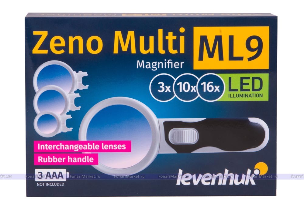 Лупы Levenhuk - Мультилупа Levenhuk Zeno Multi ML9