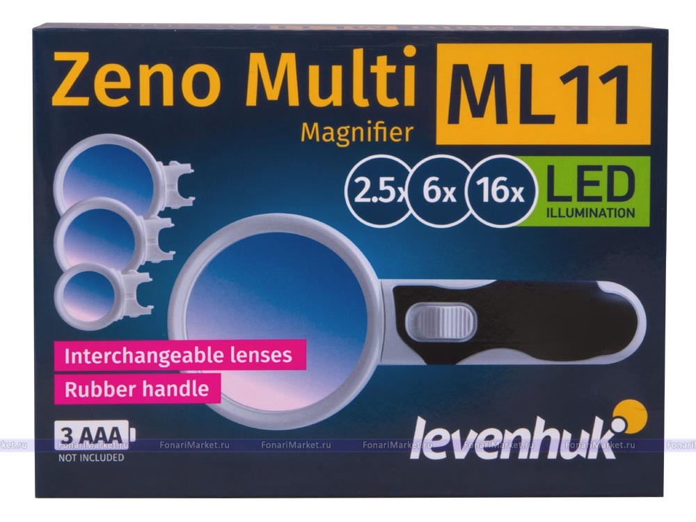 Лупы Levenhuk - Мультилупа Levenhuk Zeno Multi ML11
