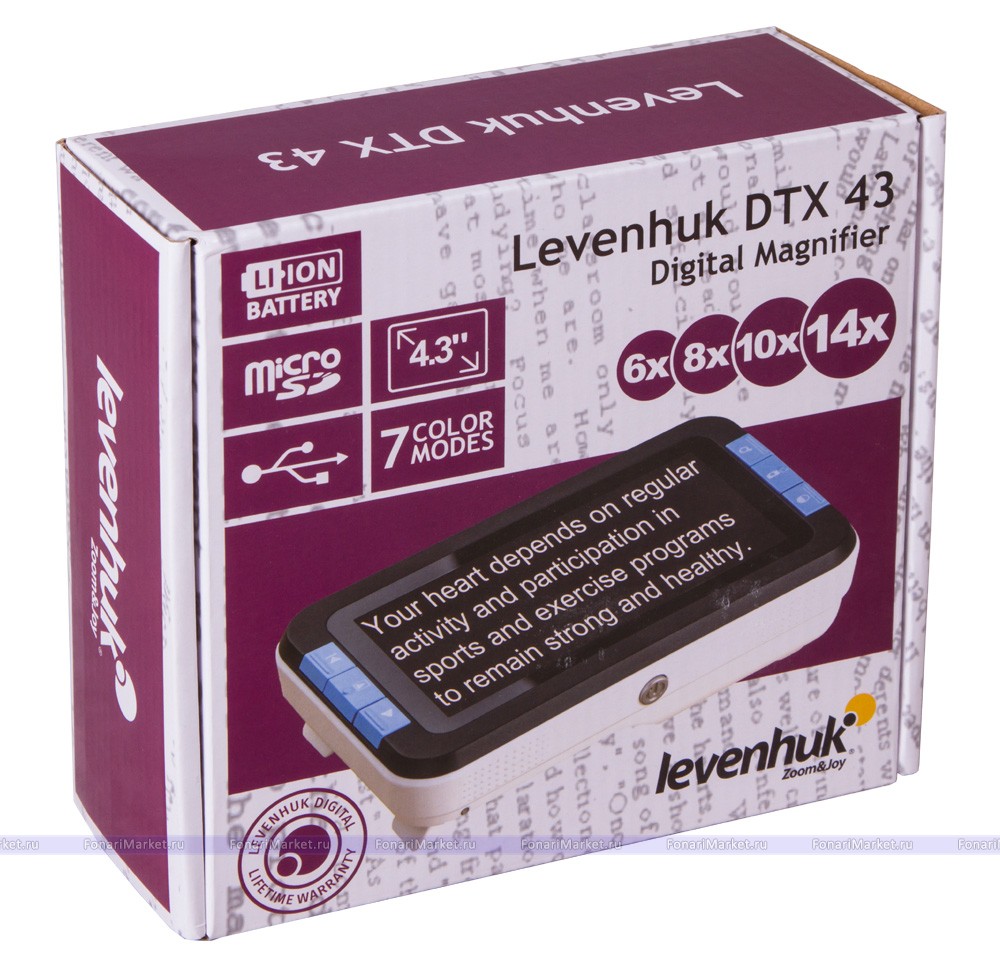 Лупы Levenhuk - Лупа цифровая Levenhuk DTX 43