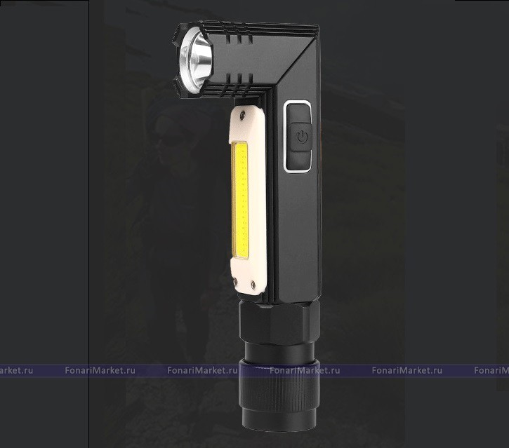 Ручные фонари - Фонарь с магнитом Поиск P-Z01 USB